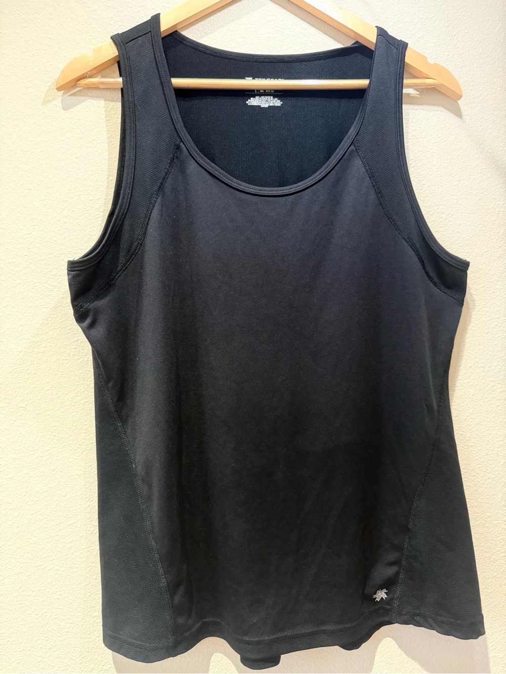 Tek Gear Black Athletic Tank Top Size Large